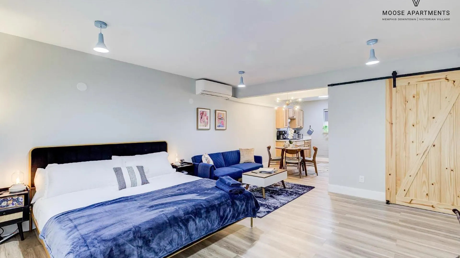 Apartament The Moose #9 - Brand New Luxe Modern Loft With Free Parking, King Bed & Fast Wifi Memphis
