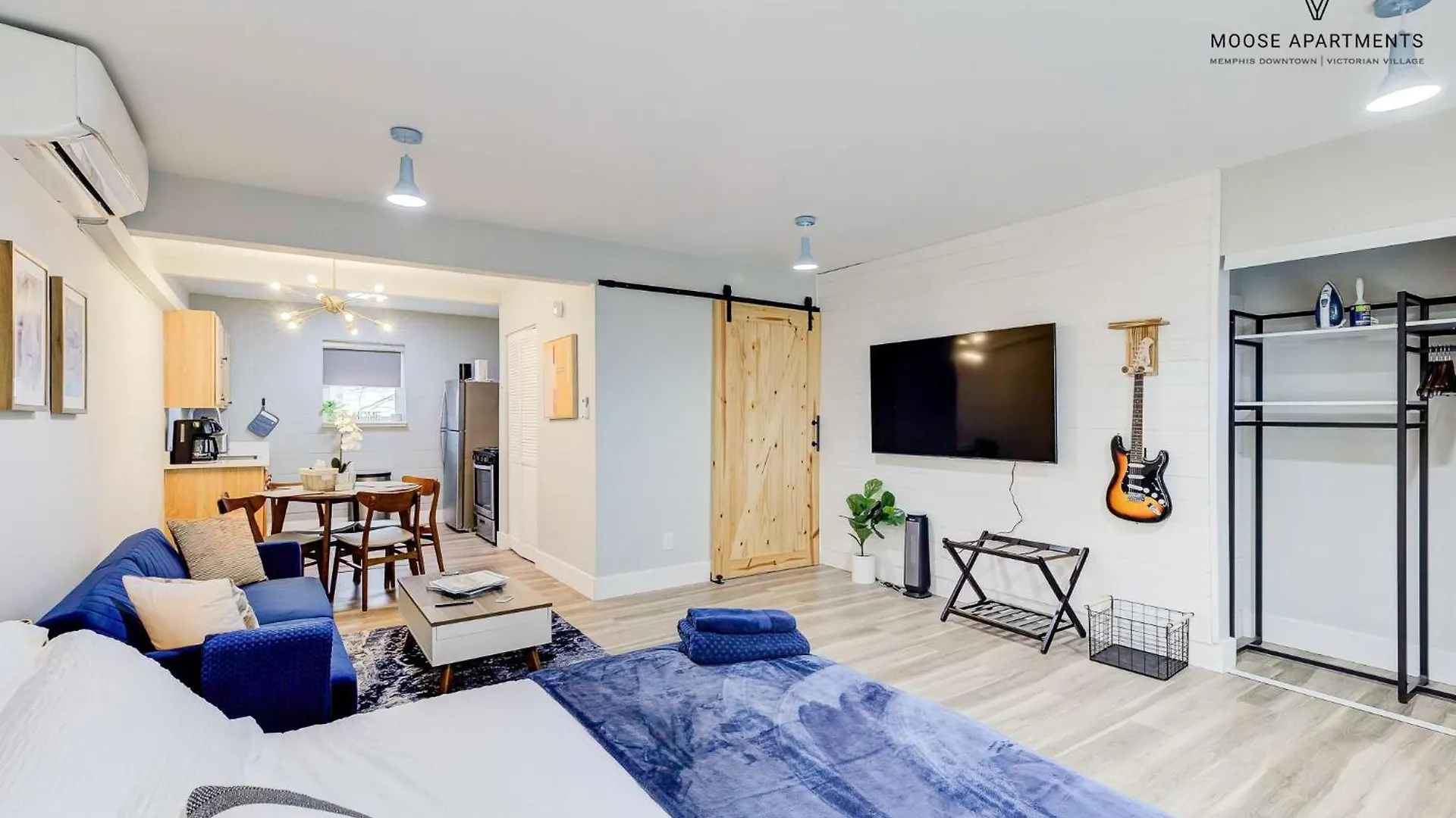 Apartmán The Moose #9 - Brand New Luxe Modern Loft With Free Parking, King Bed & Fast Wifi Memphis