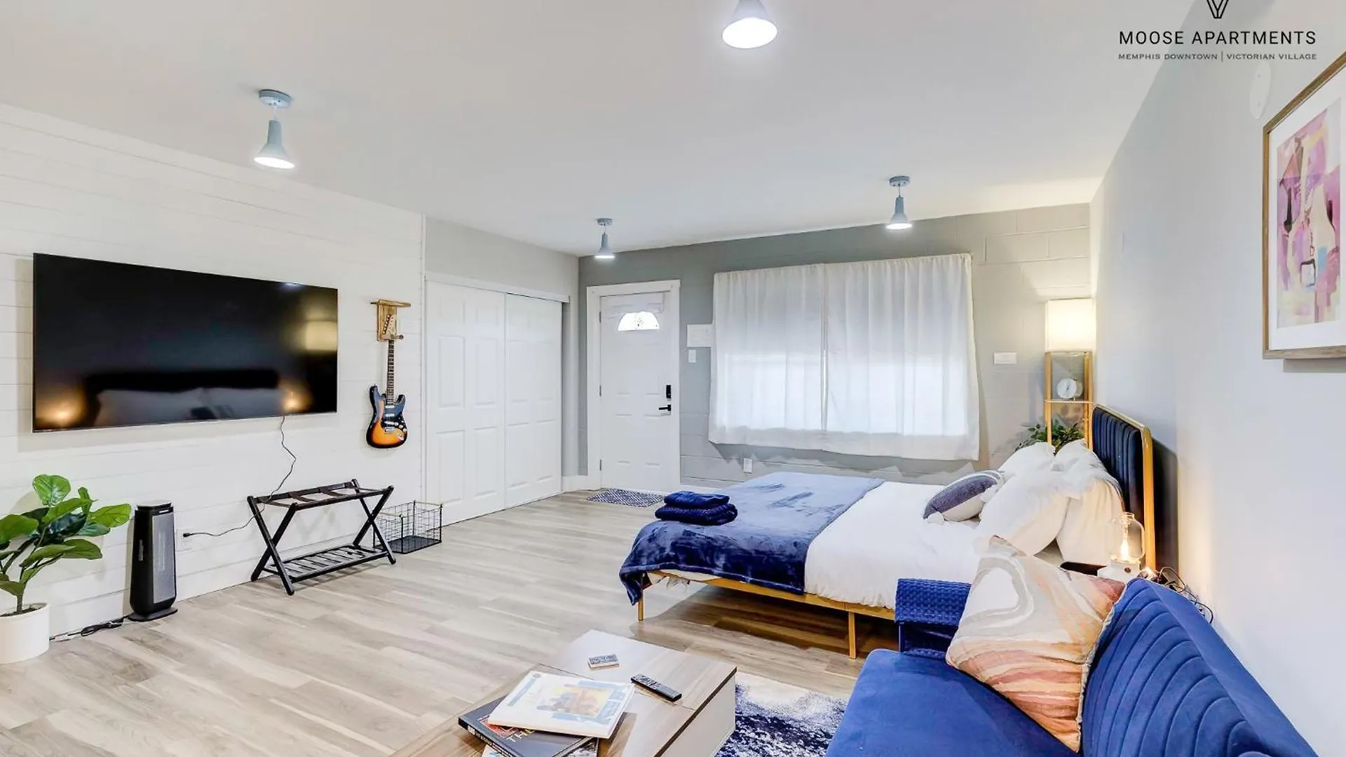 Apartmán The Moose #9 - Brand New Luxe Modern Loft With Free Parking, King Bed & Fast Wifi Memphis