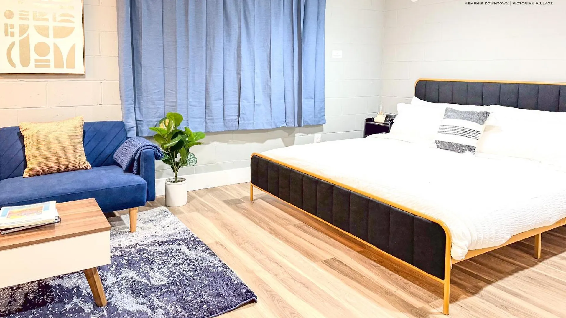 Apartmán The Moose #9 - Brand New Luxe Modern Loft With Free Parking, King Bed & Fast Wifi Memphis